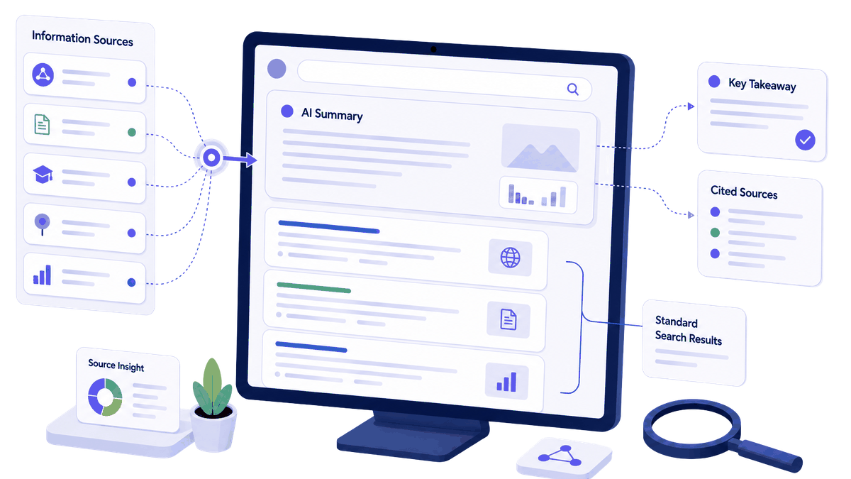 Google AI Overview 表示イメージ